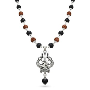 Pulsera Original Karungali Mala con Cuentas de Madera Natural Karungali y Acabado Plateado, Collar Espiritual ZARA ENTERPRISES - Product Image 6