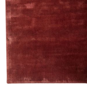 Alfombra de lujo de seda clásica de pelo largo grueso, hecha a mano, roja, lavable, antideslizante, de felpa, de alta calidad para sala de estar de hotel - Product Image 2