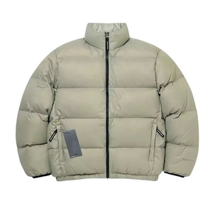 Chaqueta Deportiva Acolchada de Invierno para Hombre, Manga Larga, Colores Sólidos, con Capucha, Impermeable, de Nailon, con Logotipo Personalizado, Venta al Por Mayor OEM - Product Image 1