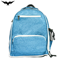 Sac de danse brillant à paillettes avec fermeture éclair personnalisable, imperméable, pour adolescents, avec paillettes scintillantes pour les voyages et la danse