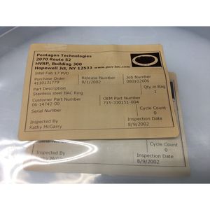 LAM 715-330151-004 Ring, ACTR, B.A.C., 156855 - Équipements et pièces semi-conductrices d'occasion fiables à l'échelle mondiale - Product Image 3
