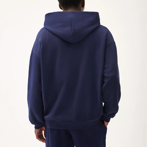 Hoodies personnalisés en gros – Sweat à capuche vierge à épaules tombantes, haute qualité, en molleton épais, imprimé uni, style streetwear - Product Image 1