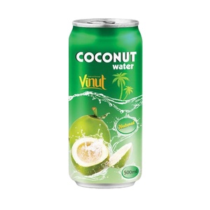 500ml Lata (Estañada) Agua de Coco con Original OEM Directorio de Bebidas Buen Precio 100% Glucosa Pura Certificado ISO Vietnam - Product Image 1