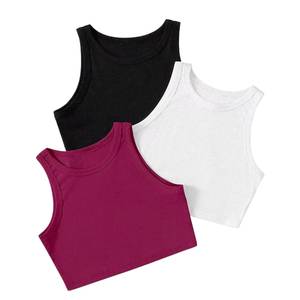Fabricante de Camisetas sin Mangas con Lavado Ácido para Mujer, Estilo Vintage, Algodón Lavado, Moda Urbana, Marca Privada - Product Image 6