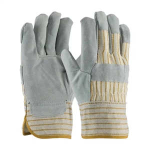Guantes de Seguridad Industriales Resistentes de Cuero Vacuno con Forro de Algodón y Material de Aramida, Nuevo Diseño Canadiense para Protección de Manos y Cuerpo - Product Image 2