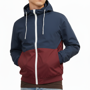 Chaqueta Cortavientos Ligera con Capucha, para Deportes al Aire Libre, Diseño Sublimado, Tela de Poliéster, Primavera, Verano, Otoño - Product Image 2