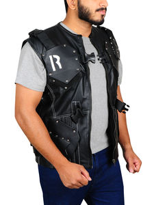 Chaleco de Cuero Acolchado de Seguridad Personalizado, Diseño Único, Chaqueta de Cuero Casual de Alta Calidad, Cuello Alto, Reversible e Impermeable para Hombre - Product Image 5