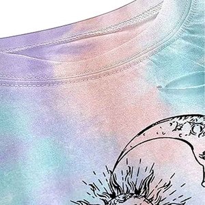 Camisa Corta con Estampado a Cuadros para Mujer, Top Casual Moderno - Product Image 2