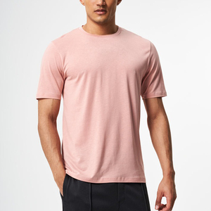 T-shirts pour hommes en coton 100% de haute qualité, coupe ajustée, t-shirt lavé, impression personnalisée du logo, manches courtes, t-shirt 100% coton - Product Image 3