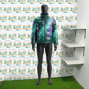 Vestes matelassées personnalisées avec impression de logo pour homme, mode hiver, nouveau design, manteaux d'hiver en duvet pour homme - Product Image 2