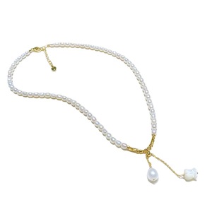 Collier en nacre d'eau douce de haute qualité Linglan, collier en perles de fleurs de marque, collier en perles de qualité supérieure - Product Image 5