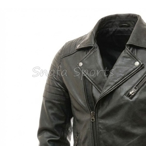 Male Biker Apparel Bomber <b>Jacket</b> Casual Streetwear Fashion Trend Premium Quality Stylish Comfortable Durable Modern Outfit - Product Image 4