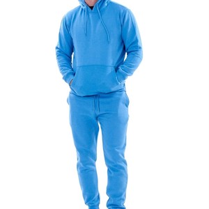 <b>Plain</b> <b>Tracksuit</b> Fleece Ribbed Cuff Sweatshirts Embroidery <b>Plain</b> Color Long Sleeve Custom Made Men's <b>Tracksuits</b> - Product Image 1