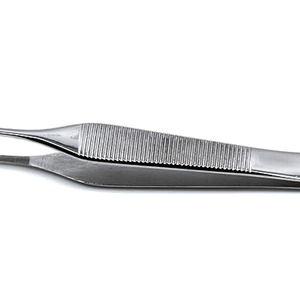 Pinzas de Disección Adson Marrones de 11 cm del Fabricante, Grado Quirúrgico, 1x2 Dientes, Acero Inoxidable de Grado Médico, Juego de Instrumentos Manuales - Product Image 4