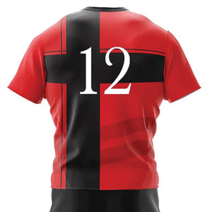 High Quality Printed Rugby Gear Weather Resistant Quick Dry Short Sleeve Rugby Uniforms Custom Team Name for All Seasons For <b>Men</b> - Product Image 5