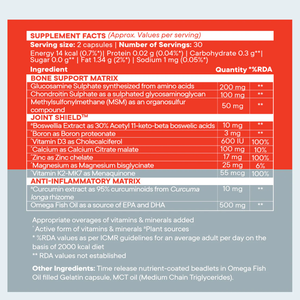 Soporte avanzado para huesos y articulaciones con calcio, D3, K2 y magnesio para fuerza, densidad y movilidad - Product Image 6