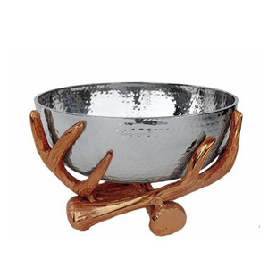 Bol rond en argent design de haute qualité pour cuisine à domicile cuisine commerciale ou Occasions décor de table en métal - Product Image 5