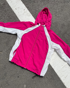 Ensemble d'été personnalisé 2026 pour homme : Survêtement coupe-vent en nylon deux pièces avec veste à capuche zippée et short imprimé - Product Image 2