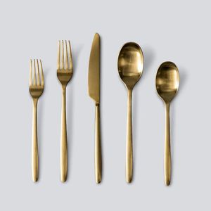 Modern Flatware Set High <b>Mirror</b> Polish Dishwasher Safe Wedding Occasion Metal Cutlery - Product Image 3