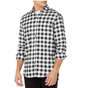 Nouvelle Collection 2025 – Chemises à Carreaux en Flanelle Respirantes pour l'Extérieur, Décontractées et Tendance, Boutonnées – Vente en Gros OEM - Product Image 1