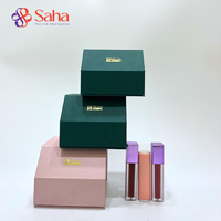 Boîte cadeau rigide en kraft pliable sur mesure, fabriquée au Vietnam, recyclable, biodégradable, épaisseur 2 mm, finition brillante/mate, revêtement UV