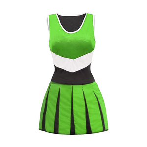 Tenue de cheerleading haut de gamme sur mesure en tissu respirant et flexible pour la performance athlétique, les spectacles et l'entraînement - Product Image 3