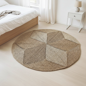 Tapis en jonc de mer naturel à prix abordable, tapis et carpettes écologiques tissés à la main pour la décoration intérieure, paillassons en paille - Product Image 4