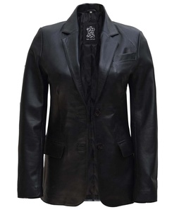 Veste de moto en cuir d'agneau véritable imperméable pour femmes, automne-hiver, avec doublure en fourrure - Product Image 6