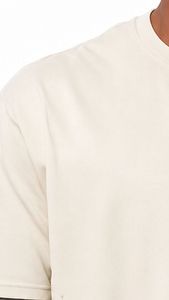 T-shirt Homme Oversize Personnalisé 230 g/m² Coton Lourd Épaules Tombantes Uni Grande Taille Vente en Gros - Product Image 6