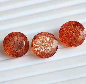 Piedras Preciosas de Piedra Solar Natural de 12 mm, Facetadas, Redondas y Calibradas, Compre Ahora, Piedras Sueltas al por Mayor para la Fabricación de Joyas, Piedras Solares Más Vendidas - Product Image 4