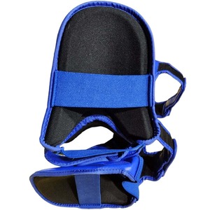 Protège-tibias et protège-pieds en cuir véritable pour jumeaux, pour entraînement de kick-boxing, personnalisables, vente en gros, professionnels - Product Image 5