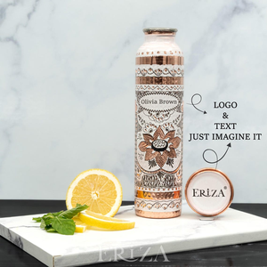 bottle luxury table <b>accessory</b> premium copper serveware bottle eco conscious lifestyle bottle artisan premium <b>drinkware</b> bottle - Product Image 4