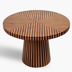 Table en os incrusté de la marque ILAHI, design moderne, détails en agate, rangement, meuble portable pour la maison - Product Image 6