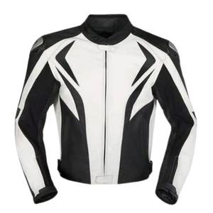 Protège-poitrine de moto en cuir, veste d'armure respirante, imperméable, coupe-vent, ignifuge, grande taille, OEM, hiver - Product Image 3