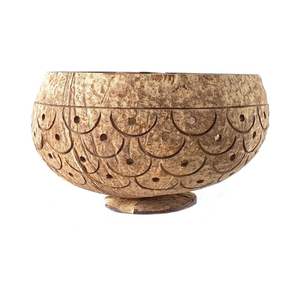 Offre Spéciale 2025 – Bol en Coque de Noix de Coco de Style Bohème Vietnamien, Couleur Naturelle, Pot de Fleurs Écologique et Durable pour Fêtes (Vente en Gros) - Product Image 2
