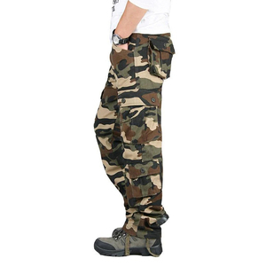 Pantalones Cargo Casuales para Hombre, de Algodón, Estilo Urbano, con Múltiples Bolsillos, Pantalones Cargo Tácticos de Moda, Personalizados - Product Image 6