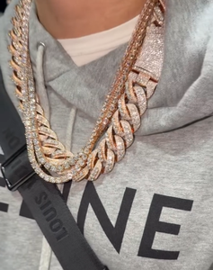 Collier en argent sterling S925 avec certificat GRA gratuit, chaîne tennis Moissanite effet diamant à prix abordable - Product Image 3