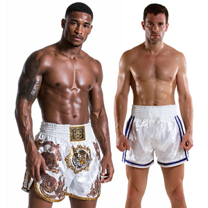 กางเกงมวยไทย Power Muay Thai รุ่น Boxer Fighter ของแท้ กางเกงมวยไทยผู้ชาย คุณภาพสูง ผ้าซาติน กางเกงมวยไทยชาย - Product Image 1