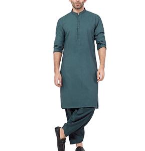 Shalwar Kameez Casual para Hombre, Transpirable, Diseños OEM, Traje Pakistaní Personalizado de 2 Piezas - Product Image 4