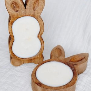 Rustic Handmade Wooden Dough Bowl <b>Candle</b> Holder Mango Wood <b>Candle</b> Vessel For Home Decor At Affordable Price - Product Image 2