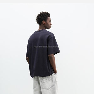 Men <b>T</b> <b>Shirt</b> High Quality Heavy Weight <b>Plain</b> <b>Oversized</b> <b>T</b> <b>shirt</b> Printing Embroidery Custom Blank Polyester Cotton Men <b>T</b> <b>Shirt</b> - Product Image 2