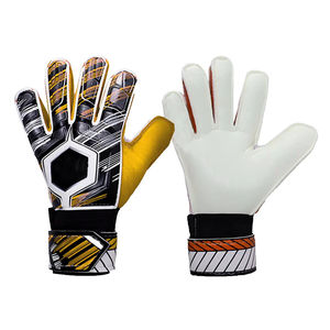 Guantes de Portero de Fútbol de Cuero Personalizados de Alta Calidad, Transpirables, Antideslizantes, Impermeables, Unisex para Exteriores, en Venta - Product Image 2