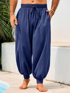 OEM ODM Custom Baggy Pants Premium Cotton Relaxed Fit Urban Fashion <b>Trousers</b> Manufacturer Supplier Factory Exporter Wholesale - Product Image 4