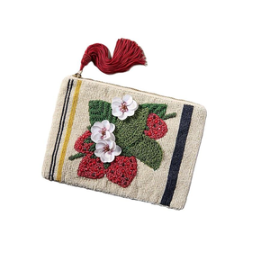 Bolsa de Moda Bordada a Mano con Cuentas de Semillas, Bolsa de Monedas Promocional con Cierre, Bordado de Cuentas de Alta Calidad, Impresión Personalizada - Product Image 6