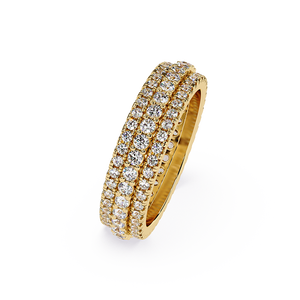 Anillos de Diamantes Solitarios de Plata de Ley 925 Hechos a Mano con Claridad VVS Excelente a Bajo Precio de Mercado de un Proveedor Indio - Product Image 1