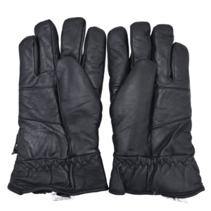 Gants d'hiver en cuir pour vélo, longueur poignet, thermiques, compatibles écran tactile, style uni, pour le cyclisme, les voyages, les sports, l'extérieur et l'usage quotidien - Product Image 5