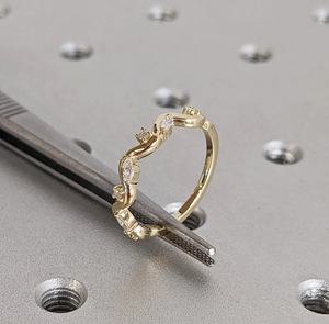 Anillo de Diamantes de Oro, Chapado en Oro de 18K, Diamante Cultivado en Laboratorio con Corte Pera, Certificado IGI, Joyería de Compromiso y Boda para Mujer, Moderno, OEM, ODM - Product Image 2