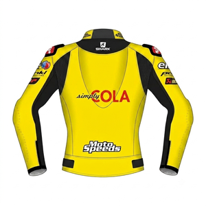 Iker Lecuona <b>Racing</b> <b>Jacket</b> Custom Kangaroo Leather MotoCP CE Approved Armored Men's Professional <b>Jacket</b>/Chaqueta - Product Image 2