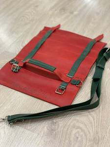 Bolsa/Estuche para Cuchillos de Chef Profesional de Cuero Marrón Chocolate Genuino Ligero de Primera Calidad con 10 Bolsillos, Hecho a Mano LKR-0321 - Product Image 6