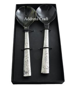 ชุดเครื่องใช้บนโต๊ะอาหารแบบชาวตะวันตกชุดช้อนส้อมช้อนเสิร์ฟแบบเขาไวกิ้งทำสลัด - Product Image 1